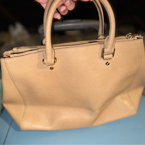 Michael Kors Beige Satchel Bag - Picture 2 of 7